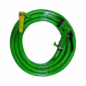 TechnoCrafts PVC Braided Water Hose For Hose Accessories 5 meter (16.5 feet) 3/4