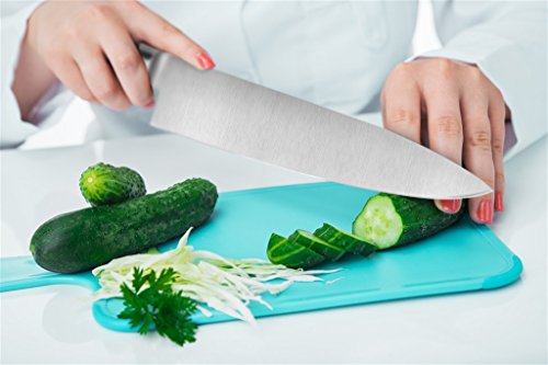 SPEVORIX Kochmesser Gemüsemesser Chefmesser Küchenmesser Allzweckmesser mit Rostfreier Spezialstahl in Premium-Design - 3