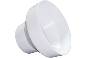 AZITICY PVC Reduzierverbinder Reduzierstück 150mm auf 100mm für Lüftung Rundrohr Ventilation Lüftungskanal Leitungssystem (150mm auf 100mm)