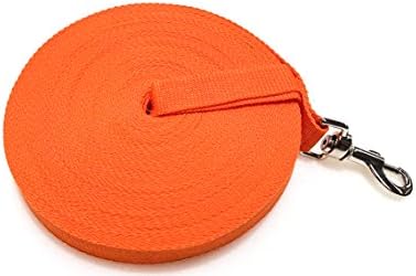 Maximum Pet Products 50ft Orange Dog Training Lead