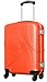 Produktbild Koffer Zürich Orange M 55x38x19cm Ryanair Handgepäck Boardcase Kabinen Trolley Hartschale Bowatex