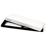Super Fine 10000 Grit Knife Sharpener Sharpening Water Stone Corundum Whetstone for Razor Sharpening with Rubber Stone Holder