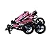Lux4Kids Magnum 2 in 1 Pram Combi Stroller & Pushchair (rain cover, mosquito net, cup holder, changing pad, 47 colors) 18 Pink & Leopard