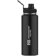 MuscleBlaze Sports Insulated Bottle for Gym, Office, Home & Travel | Insulated Bottle for Adults (1 L, Stealth Black)