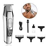 ✔【INCLUYE MUCHOS ACCESORIOS Includes】 - Incluye 3 peines guía diferentes (1 mm, 2 mm y mm), que le brindan un control preciso de la longitud. Retire todos los peines guía para cortar el pelo tan cerca como 0.15 mm. Todo encaja cómodamente en la bolsa de almacenamiento incluida, lo que facilita su manejo y transporte.