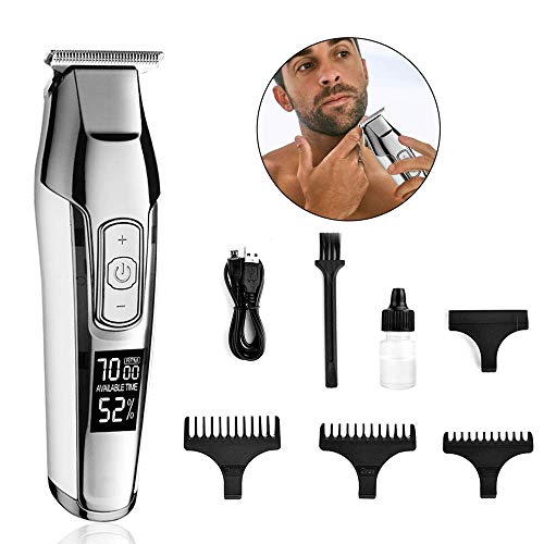 Xchingwan Cortapelos Hombre Maquina de Cortar el Pelo Cortadora de Pelo Recortador de Barba IPX4 Waterproof
