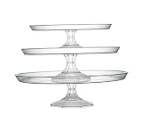 Elegante rígida de plástico 3 niveles Cupcake/soporte para...