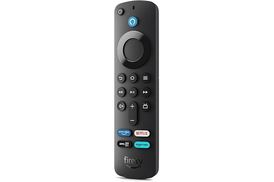 Mando por voz Alexa para el Fire TV de Amazon con controles para el televisor (se necesita un dispositivo Fire TV compatible)