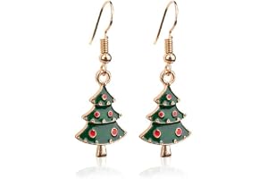 El Regalo Christmas Earrings Set- Snowman, Christmas Tree, Jingle Bell, Reindeer, Snowflake, Santa Cap, Santa Clause, Christm