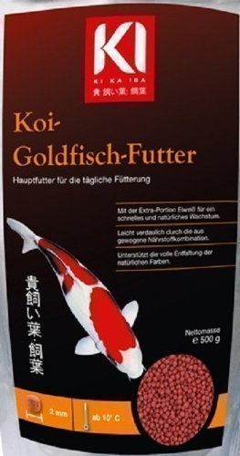 KI KA IBA Koi-Goldfisch-Futter 2mm, 500g