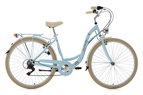KS Cycling Damen Fahrrad Casino 6 Gänge, hellblau, 28, 716C