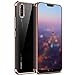 Produktbild Conie Schutzhülle kompatibel mit Huawei P20, Hülle Bumper Slim Cover Chrome Design Silikon Case Rückschale in Gold