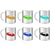 Produktbild STUFF4 Tee/Kaffee Becher 350ml/6 Pack/M P1/Weißkeramik/ST10