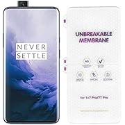 MI Creative Matte Screen Protector for OnePlus 7 Pro (Front), Unbreakable Membrane Hydrogel Transparent Screen Protector, Ultra Smooth Touch with Edge to Edge Full Coverage