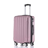 【MODEDESIGN】Die Stangenrillen auf der Oberfläche des hartschalen Rollkoffer dämpfen die Stöße und Erschütterungen wirkungsvoll ab und mindern den Druck. Die fein strukturierte Oberfläche sorgt dafür, dass kleine Kratzer so gut wie unsichtbar sind.