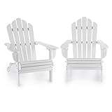 Blumfeldt Vermont Set 2 sillas de jardín estilo clásico Adirondack...