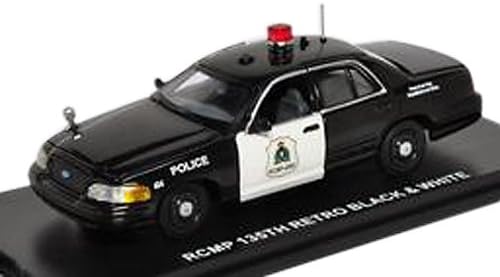 FIRST RESPONSE 1/43 Ford Crown Victoria RCMP (Retro Black / White) (japan import)