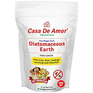 Casa De Amor Eco Magic Food Grade Diatomaceous Earth Effective Organic Eco Friendlly Safe Pest Control 900g