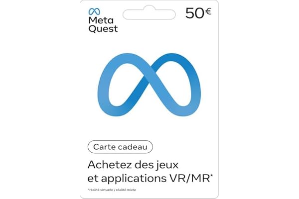 Carte cadeau Meta Quest - pour la France - par la poste