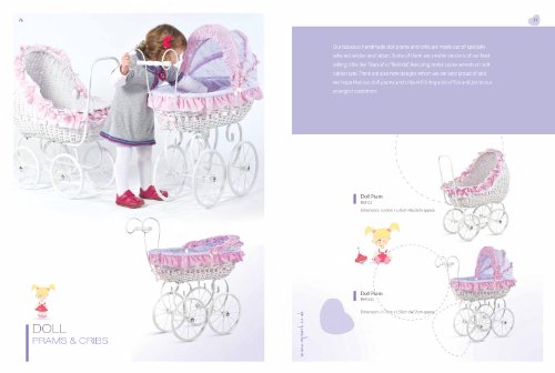 Brand New Doll Pram MARINA from MJmark