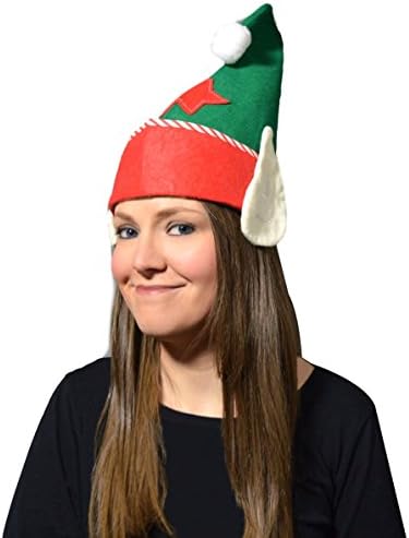 Felt Elf Hat with Ears 'Christmas'