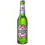 Original Gemälde Acrylfarben auf Acrylmalpapier: Becks Beer ART / 21 x 50 cm