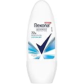 Rexona Superior Protection Women's Roll On Deodorant Cotton Dry 72 Hours Continuous Protection 50 ml