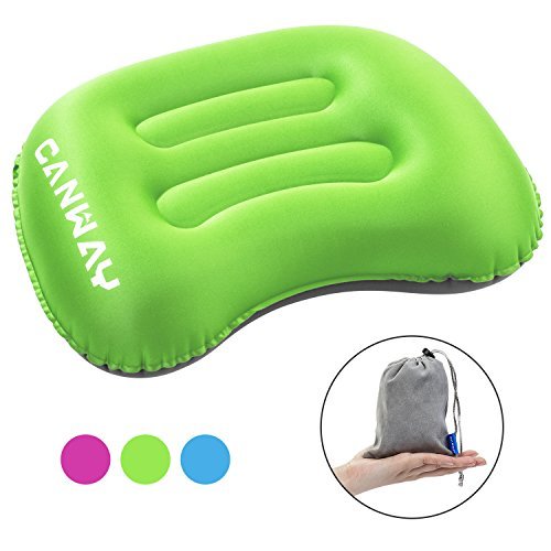 Preisvergleich Produktbild anway aufblasbares Kissen leichtes Luftkissen selbstaufblasbares Kissen kompaktes Camping Kissen bequemes Nackenkissen Reisekissen Sitzkissen vielseitig einsetzbar wie für Camping, Strand, Urlaubsreise,Outdoor oder Garten (Grün)
