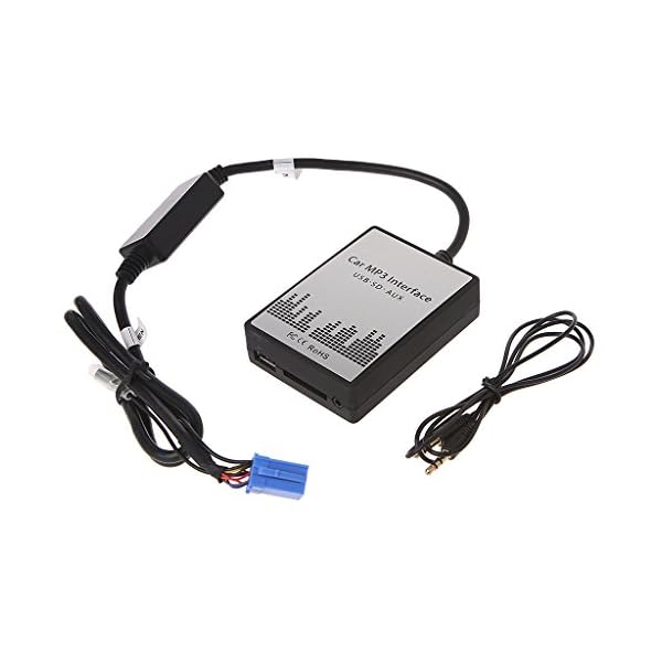 GBOTTOM USB SD AUX Auto MP3 Musik Radio Digital CD Wechsler Adapte Für Renault 8pin Clio