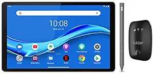 Lenovo Tab M10 FHD Plus (2nd Gen) (10.3 inch, 4 GB, 128 GB, Wi-Fi) with Active Pen + Tukzer 4G LTE Wireless Dongle