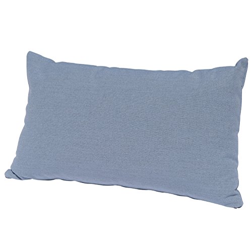 Großes Sofakissen, Dekokissen für Bett, Couch und Sessel. Auch als Louge, Pallettenkissen oder Kopfkissen. 7 Trend Farben für frische Akzente, Sabeatex® „Größe 40×70 cm Farbe (blau) - 5