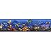 RoomMates Repositionable Childrens Wall Sticker Border - Under The Sea