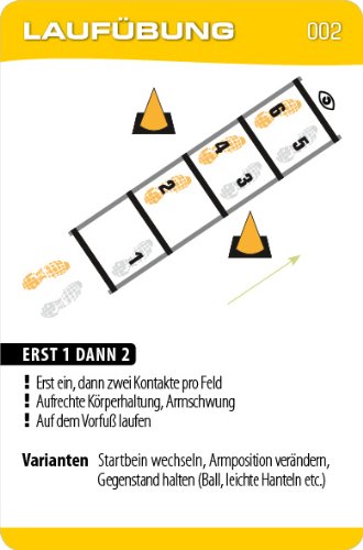 STOP! Trainingskarten – Koordinationsleiter (Speed Ladder) dt. Version – SAQ Serie - 4