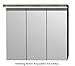 Produktbild PURIS Kera Trends Spiegelschrank / S2A437A72 / Premium / B: 75 cm