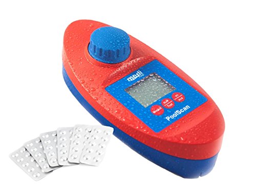 PoolScan – Elektronischer Pooltester für Chlor und pH-Wert Messung von mediPOOL inkl. 60 Testtabletten – Poolwasser – Messgerät für den anspruchsvollen privaten Schwimmbad- und Whirlpool Betreiber (baugleich mit Scuba II ®) - 2