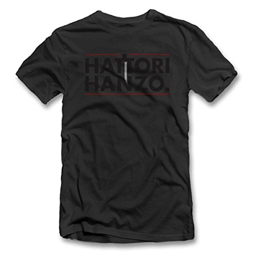 shirtground Hattori Hanzo T-Shirt Dunkelgrau-Dark-Gray XL