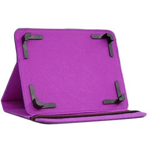 TASCHE FÜR MEDION LIFETAB S7852 HÜLLE SCHUTZHÜLLE COVER TABLET KUNSTLEDER LILA - 2