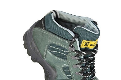 ECJ Cordura S1P Berufsschuhe Arbeitsschuhe hoch Grün B-Ware - 3