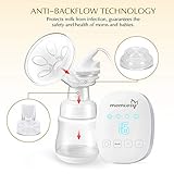 Tire-lait Electrique Pompe d'allaitement Mains Libres Momcozy Pompe de Sein Automatique Silencieux Massage Postpartum Prolactine Rechargeable USB 4 Modes 16 Niveaux Écran Tactile