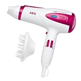 AEG HTD 5584 Ionen Fön Hairdryer Profi Föhn 2200 Watt – Farbe: weiss/pink - 2