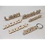 Namens-Schlüsselanhänger / Deko-Name aus Holz