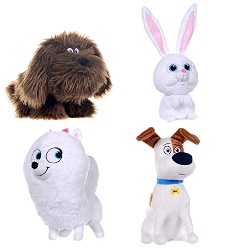 Preisvergleich Produktbild Secret Life of Pets Kinofilm Plüschtiere ca. 25cm (4-Fach)
