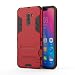 Produktbild Happy grocery shop Einzigartig Stoßfestes PC + TPU-Gehäuse für Xiaomi Pocophone F1 mit Halter Vorzüglich (Farbe : Rot)