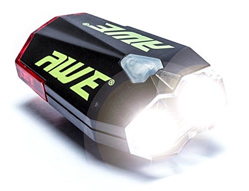 AWE® AWEDual 360°™ USB Wiederaufladbare Fahrrad Twin Helm Licht vorne / hinten 40 Lumen - 2