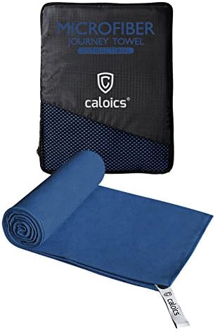 Microfiber Towel, Caloics® Super Quick Drying Absorbent &amp; Antibacterial Bath Towel Light weight Sports Towel great for Beach Travel Sports Gym Yoga Pilates Bath Camping Swimming