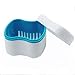 Produktbild gaodear Prothese Bad mit Spülen Korb Prothese Container Prothese Badewanne Reinigung Socken Tasse