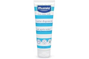 Mustela Latte Doposole, Viso, Corpo, Con Burro di Karité e Perseose di Avocado, Neonati, Bambini, Tutta la Famiglia - Lenisce la Pelle Arrossata dal Sole, Freschezza Immediata (125ml)