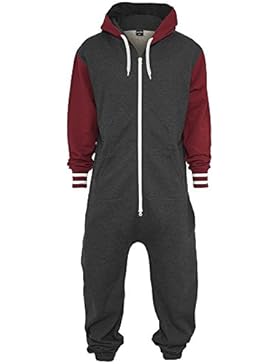 Urban Classics Herren Strampelanzug College Sweat Jumpsuit
