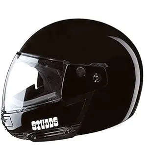 Studds Ninja Pastel Plain Full Face Helmet- Black (Xl)