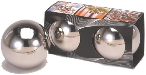 Sonstigee 2er Set ES Kugeln 10cm silber